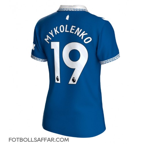 Everton Vitaliy Mykolenko #19 Hemmatröja Dam 2023-24 Kortärmad